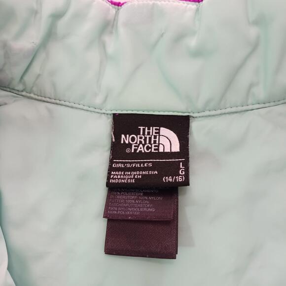 The North Face CSG4 Youth Girl's Size L (14/16) Purple Thermoball Puffer Jacket - Picture 3 of 16